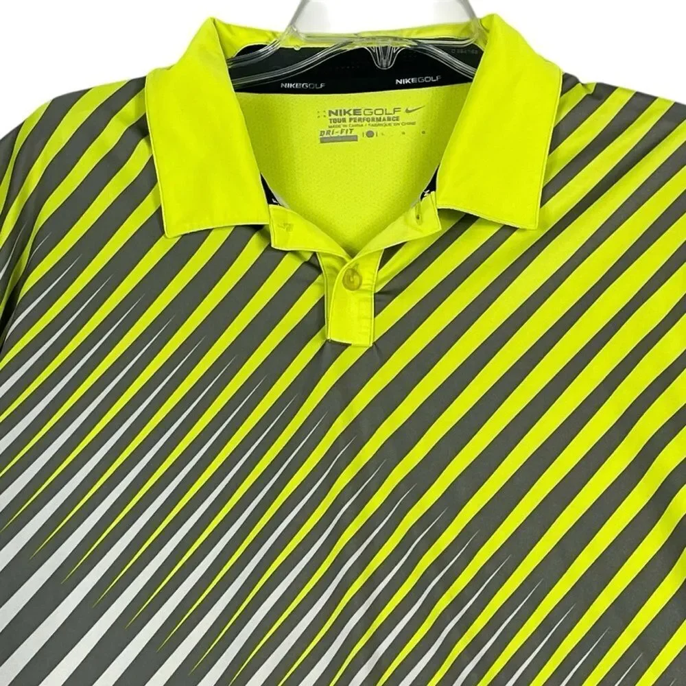 Men's Nike Golf Tour‎ Performance Dri-Fit Polo Large - Picture 3 of 10